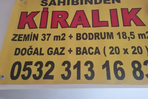 ALSANCAKTA İKİ KATLI  DÜKKAN