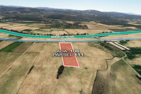 BERGAMA BOZKÖY SATILIK MÜSTAKIL SULU TARLA