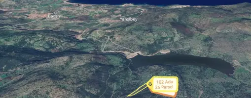 15 dönüm -deniz &#38; gölet manzaralı - 250 ağaçlı zeytinlik