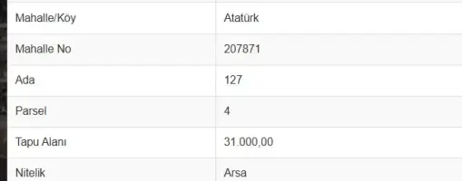 İzmir Bayındır Canlı&#39; da Satılık Sanayi İmarlı Arsa CB PH