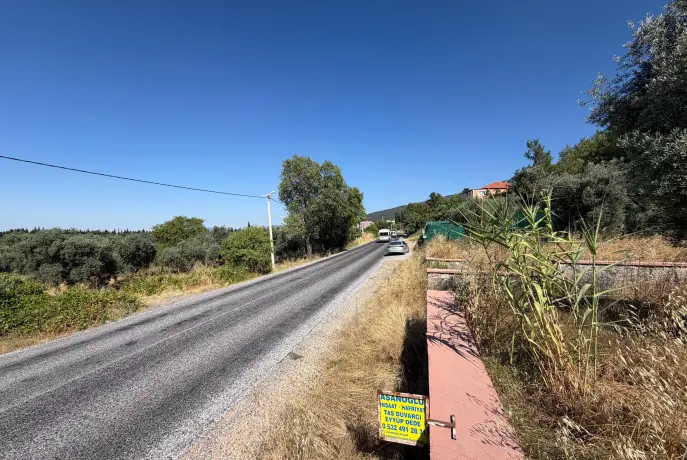 Emlak Atölyesinden | Ören&#39;de Satılık 420 m2 Yol Üzeri Bahçe