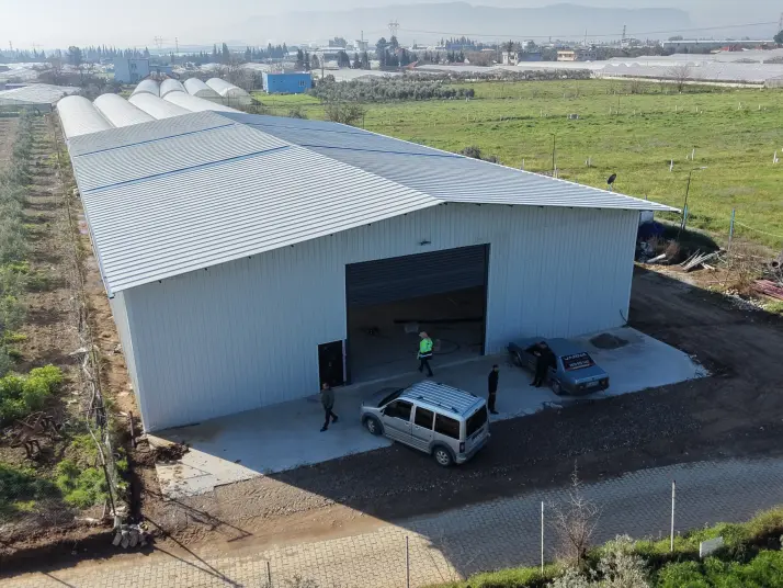 İZMİR MENDERESTE KİRALIK 760M2 KAPALI DEPO İŞYERİ 50KW ELEKTRİK SU