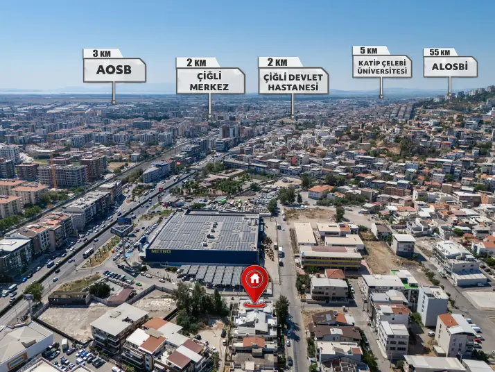 ÇİĞLİ’DE ANADOLU CADDESİNE YAKIN SATILIK KOMPLE BİNA