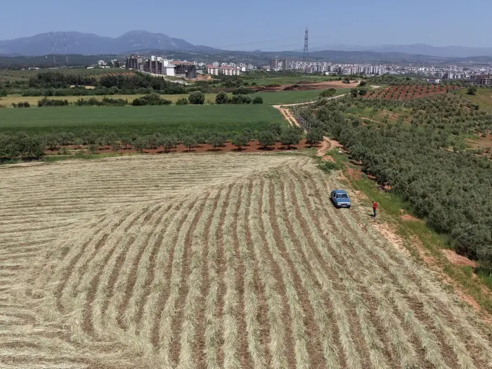 OĞLANANASINDA SATILIK TEKTAPU 840 M2 İMARIN DİBİNDE YATIRIMLIK BAHÇE
