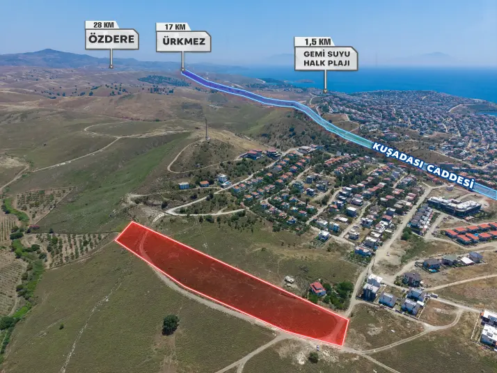 İzmir Seferihisar Denize Yakın Arazi