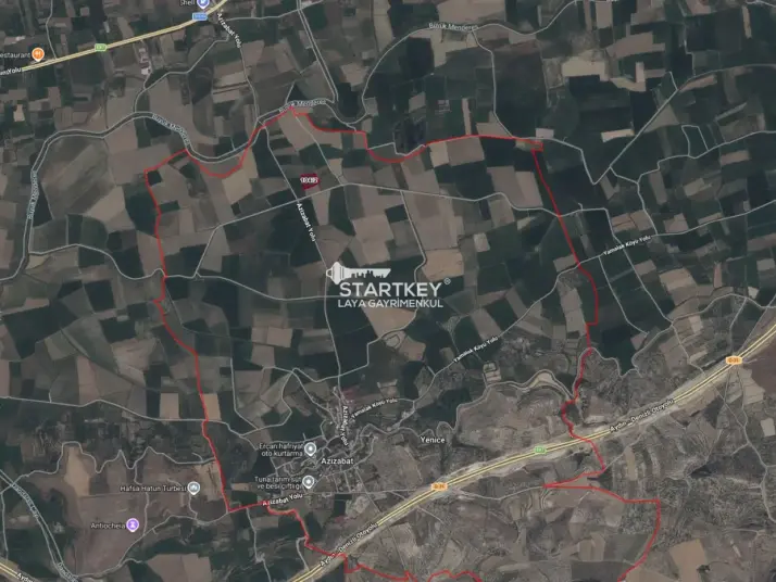 KUYUCAK AZİZABAT&#39;TA SATILIK VERİMLİ TARLA