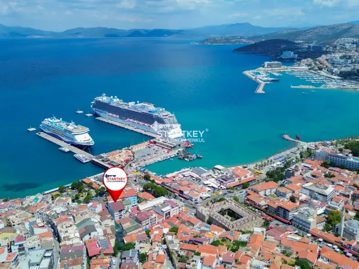 KUŞADASI EGE PORT KARŞISINDA 2 ADET SATILIK DAİRE
