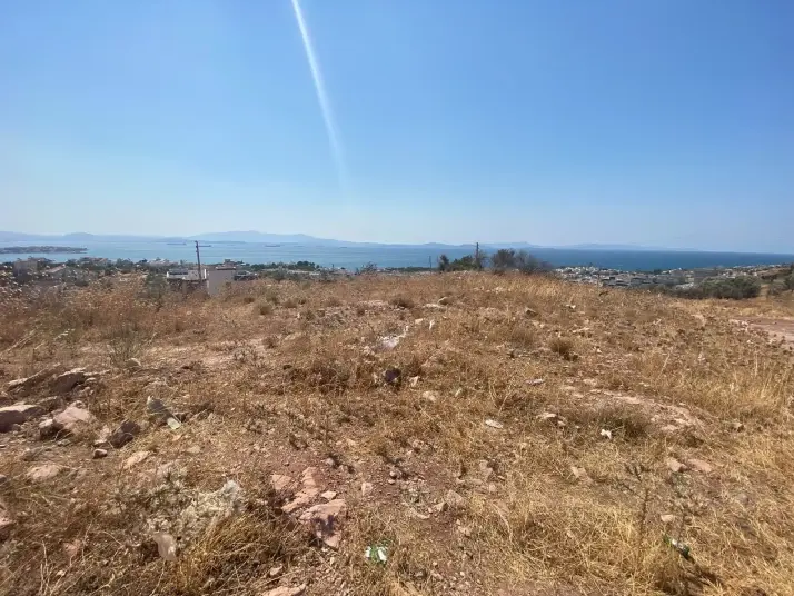 DİKİLİ ÇANDARLI&#39;DA FULL DENİZ MANZARALI KÖŞE KONUM SATILIK ARSA
