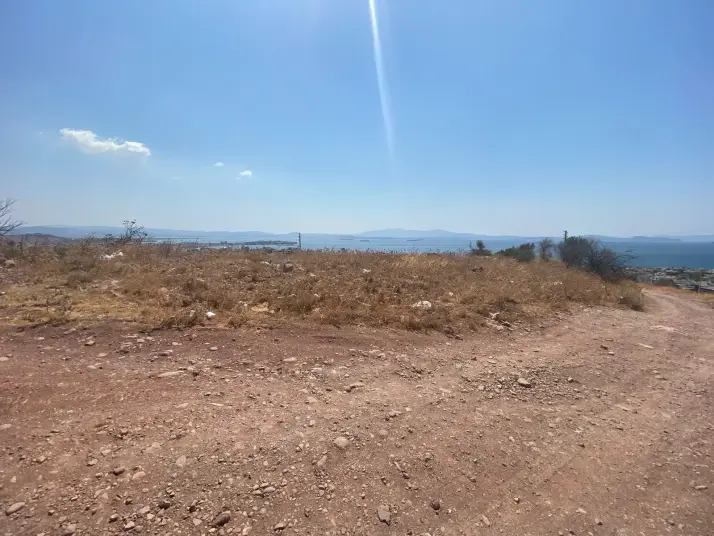 DİKİLİ ÇANDARLI&#39;DA FULL DENİZ MANZARALI KÖŞE KONUM SATILIK ARSA